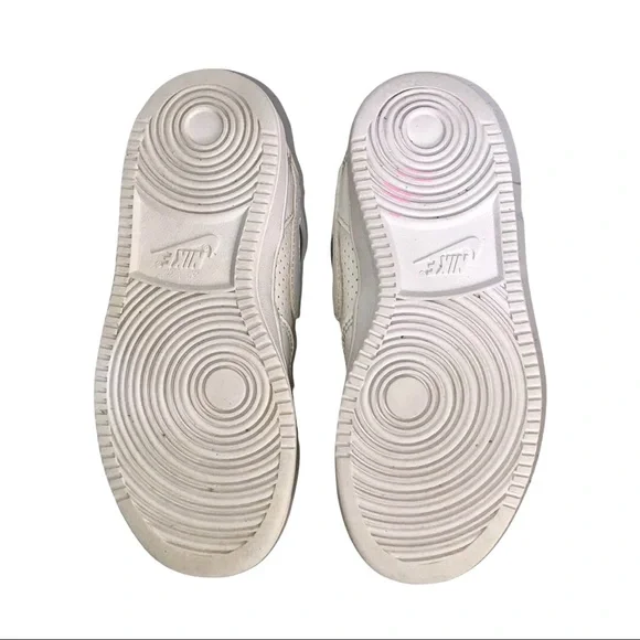 Nike Son Of Force White On White Leather Low Top Sneakers - Picture 8 of 10